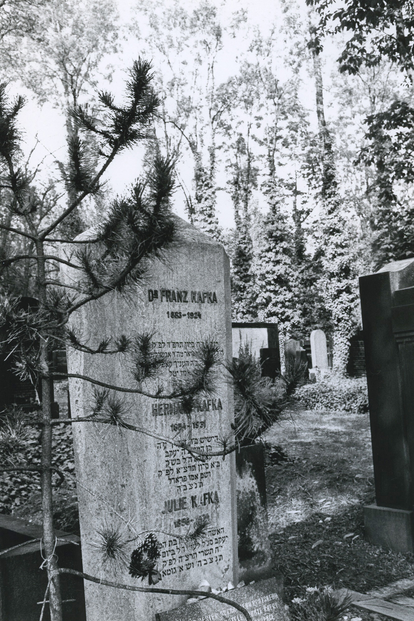 Tombe de Franz Kafka Prague 2006